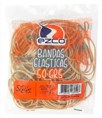 BANDAS ELASTICAS EZCO x 50grs