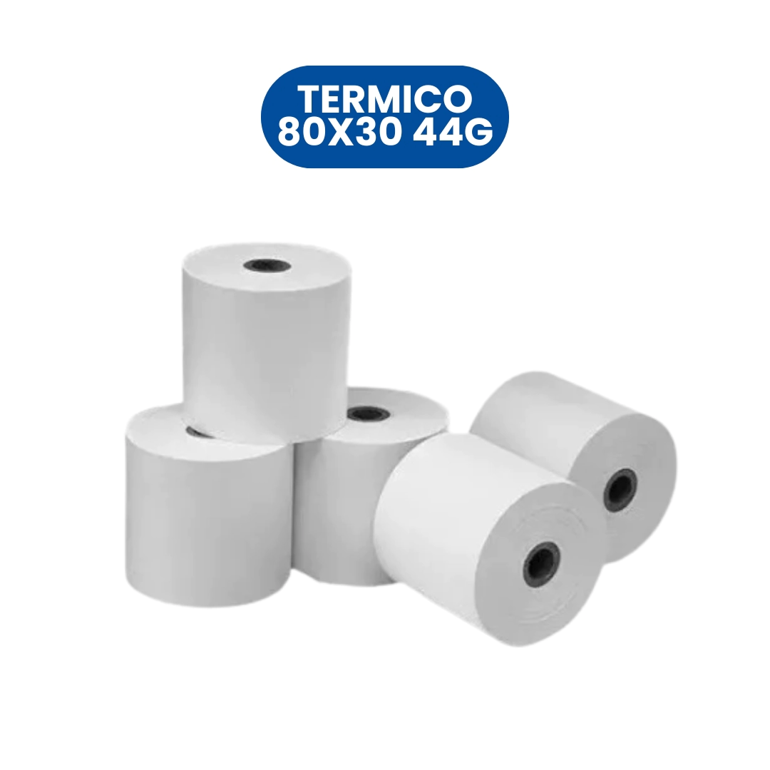 PAPEL P PEL TERMICO 80mm x 30mts x 10u