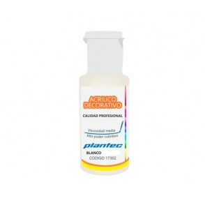 PLANTEC ACRILICO x 50ml BLANCO DE TITANIO/NEGRO