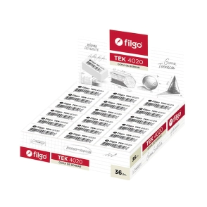 GOMAS FILGO TEK 4020 BLANCA x 36u