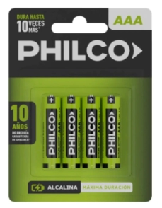 PILAS PHILCO AAA x 4u