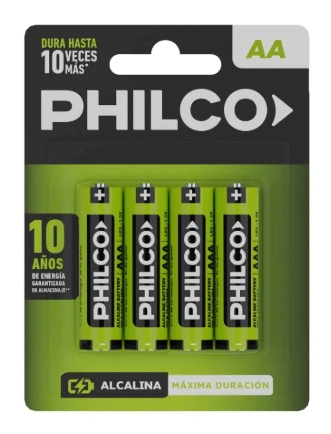 PILAS PHILCO AA x 4u