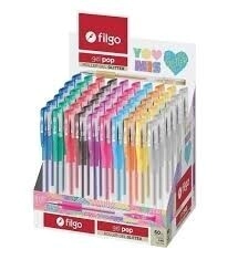 BOLIGRAFO FILGO GEL POP x 60u SURT