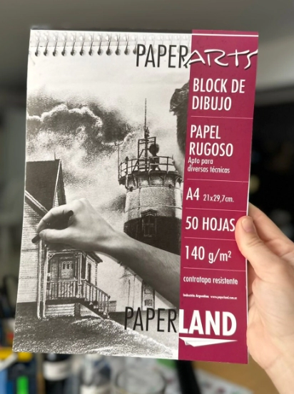 BLOCK PAPERLAND ARTIST RUGOSO A4 x 140grs x 50hjs
