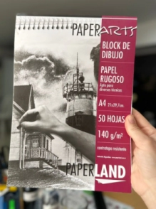 BLOCK PAPERLAND ARTIST RUGOSO A4 x 140grs x 50hjs