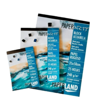BLOCK PAPERLAND ACUARELA RUGOSO 25 x 35cm 240grs x 25hjs LS