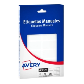 ETIQUETAS AVERY A3025