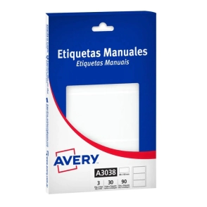 ETIQUETAS AVERY A3038