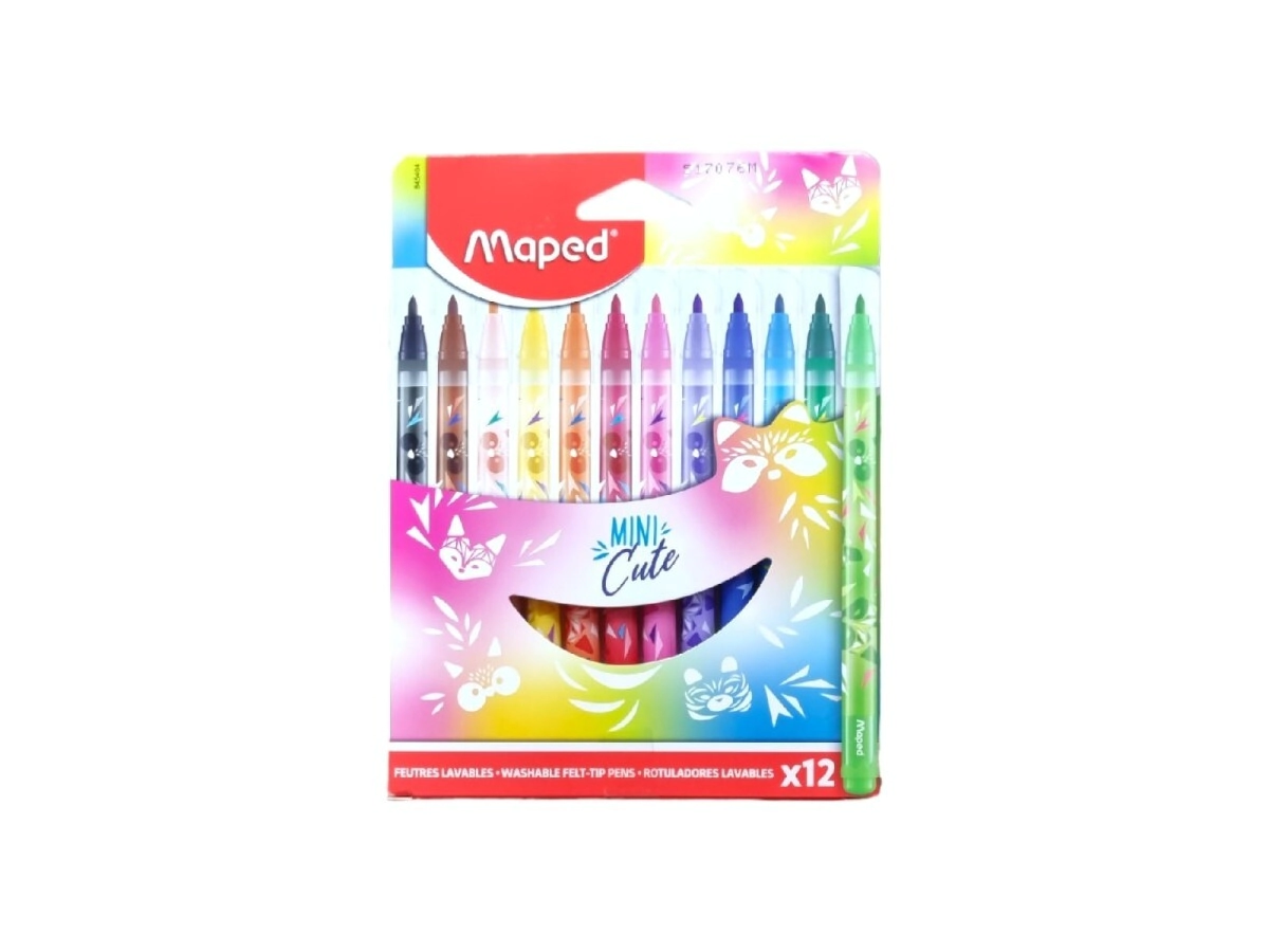 MARCADOR MAPED MINI CUTE x 12u