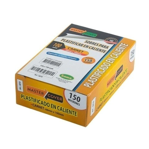 HOJA LAMA PLASTIF. CALIENTE 68mm x 100mm x 100u