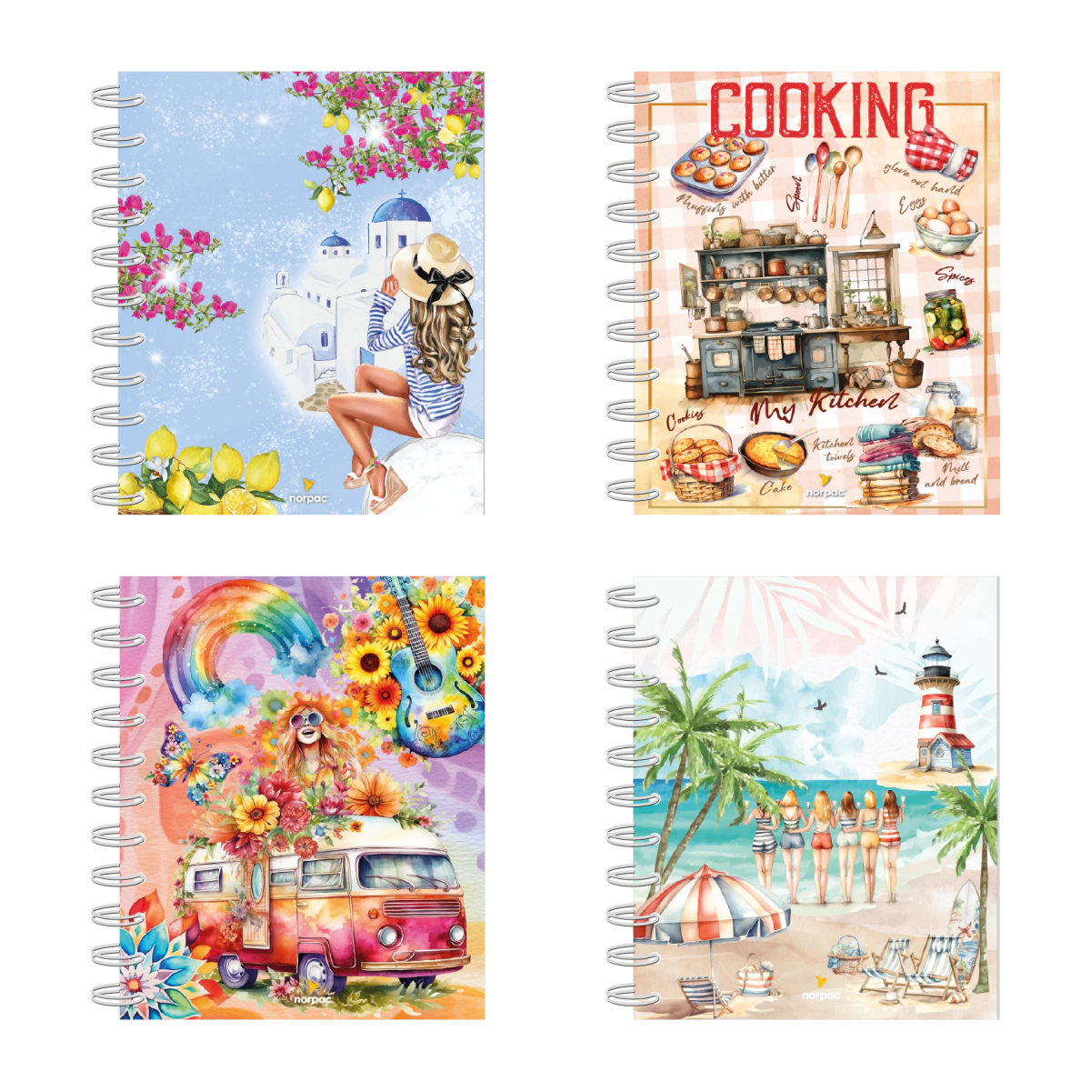 NOR PAC CUADERNO A6 X 80HJ T/ SEMI RIGIDA