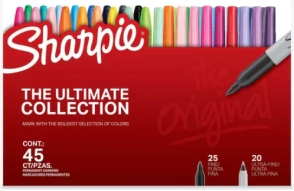 MARCADOR SHARPIE BOX X 45UNIDADES