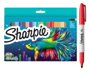 MARCADOR SHARPIE SET X18 UNIDADES