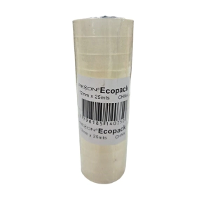 CINTA TRANSP. ECOPACK 12mm x 10mts x 12u