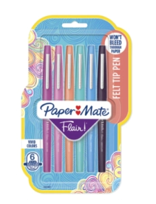 MICROFIBRA PAPER MATE FLAIR AROMAS DULCES X 6U