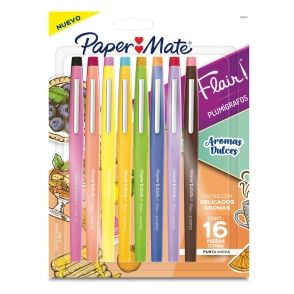 MICROFIBRA PAPER MATE FLAIR AROMA DULCES X 16U