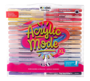 MARCADOR MOOVING ACRILICOS x 60u