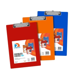 PORTA BLOCK EZCO PLASTICO TRASL. A4
