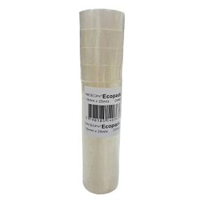 CINTA TRANSP. ECOPACK 18mm x 25mts x 8u