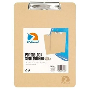 PORTA BLOCK EZCO MADERA A4