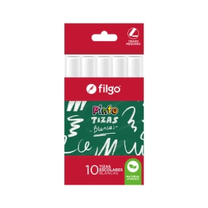 TIZA FILGO BLANCAS x 10u