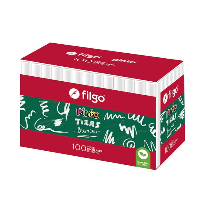 TIZA FILGO BLANCAS x 100u