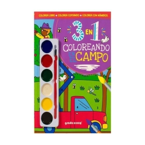LIBRO GRADO CINCO 3 EN 1 COLOREANDO EN EL CAMPO