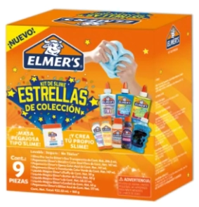 ELMERS ESTRELLAS COLECCION KIT SLIME x 9 PZAS