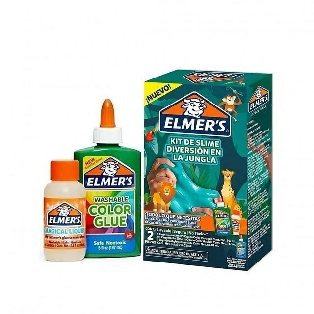 ELMERS DIVERSION JUNGLA KIT SLIME 2 PZAS