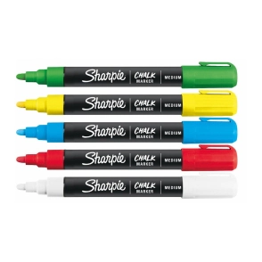 MARCADOR SHARPIE CHALKS STANDARD x 5u