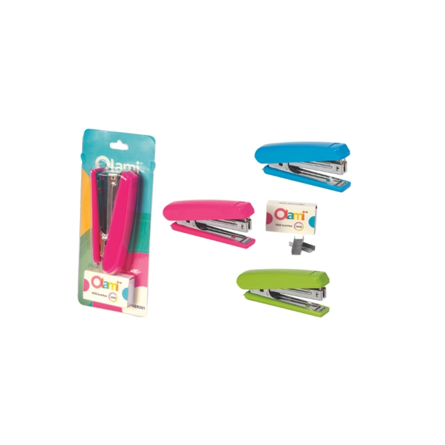 ABROCHADORA OLAMI BLISTER PASTEL 10/50 + BROCHES