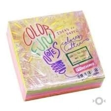 TACO MEDORO PASTEL 9 x 9 x 400hjs 4 COLORES