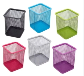 PORTA LAPIZ VALUES ALAMBRE CUAD. VIOLETA