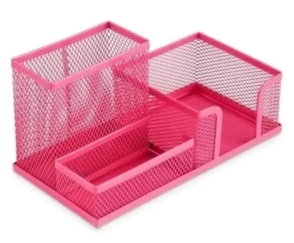 ORGANIZADOR VALUES ALAMBRE 3 CAV. ALTO FUCSIA