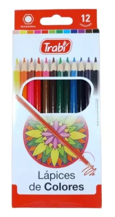 LAPICES COLOR TRABI x 12u LARGO