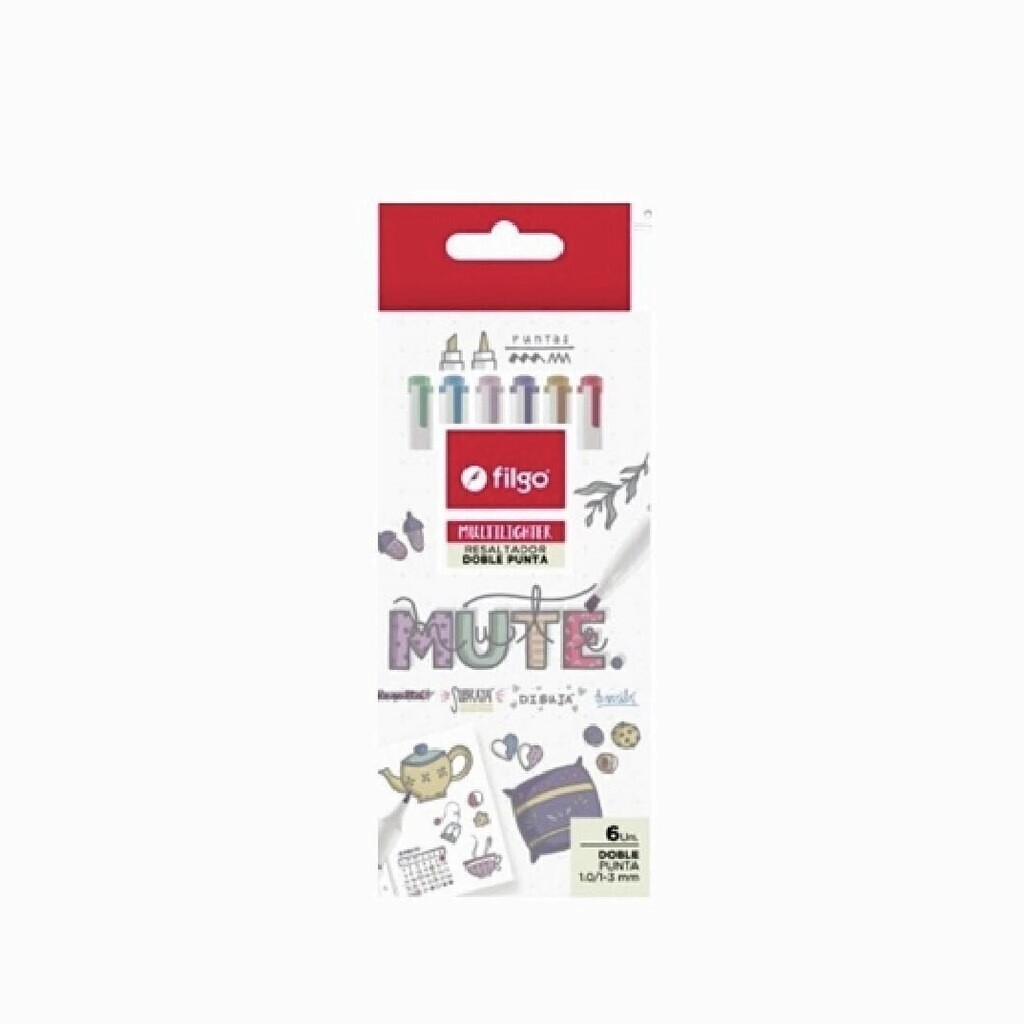 RESALTADOR FILGO MULTILIGHTER MUTE D/P x 6u