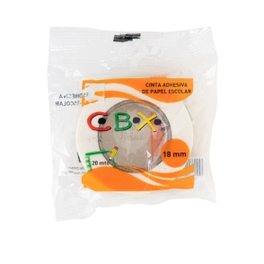 CINTA PAPEL CBX ESCOLAR 18mm x 20mts