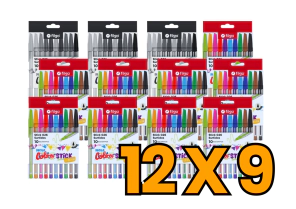 PROMO FILGO BOLIGRAFO STICK 1.0 ESTUCHE x 10 SURTIDO (Paga 9 Lleva 12 Estuches)