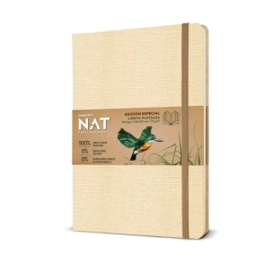 LIBRETA LEDESMA NATURAL 16x21 x 80hjs PUNT