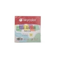 MEMO SKYCOLOR NEON 50x50mm x 200hjs SURT. 4 COLORES