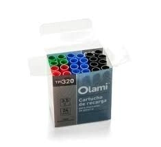 CARTUCHO OLAMI P/ MARCADOR PIZARRA MPI220 x 24u SURT.