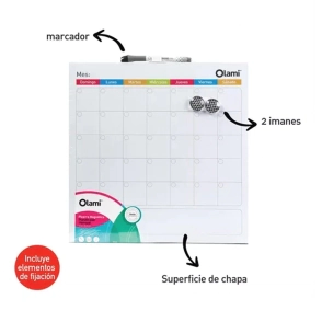 PIZARRA OLAMI BLANCA MAG. PLANNER 35 x 35cm