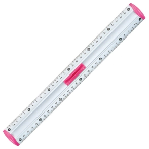 REGLA KEYROAD ALUMINIO x 40cm