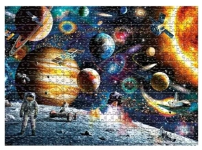 FUNNY LOND ROMPECABEZA SPACE TRAVELER x 1000pcs 50cm x 70cm