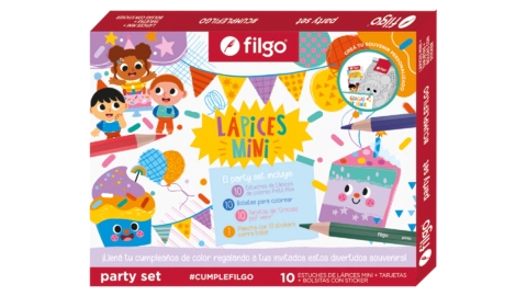 SET FILGO PARTY LAPICES MINI