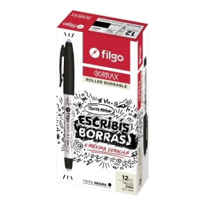 BOLIGRAFO FILGO BORRAX ROLLER GEL 0.7mm NEGRO