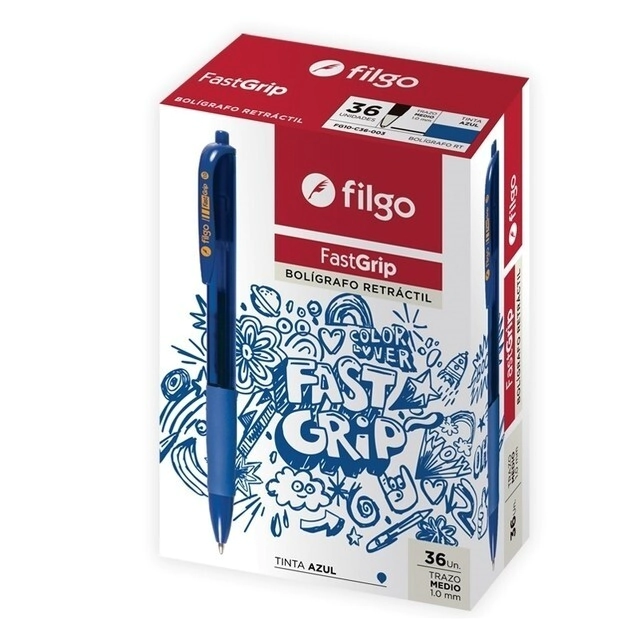 BOLIGRAFO FILGO FASTGRIP RT AZUL