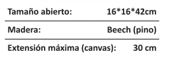 IBI ATRIL DE MESA ALTURA 42cm (HJ-6B)