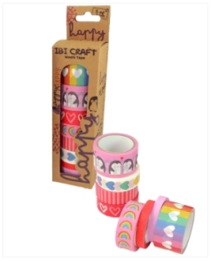 IBI CRAFT WASHI TAPE BOX x 8u DE 5mts 