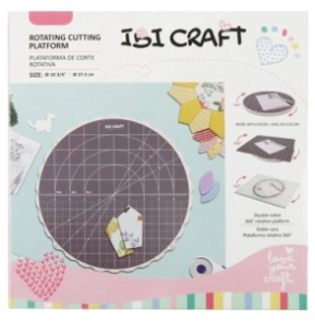 IBI CRAFT BASE DE GOMA P/CORTE ROTATIVA 28cm MAGNETIC 2 EN 1